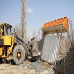 تخریب ۴۳ مورد ساخت و ساز غیر مجاز در اراضی کشاورزی