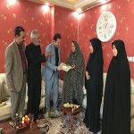 به مناسبت سالگرد بمباران شیمیایی در تیرماه ۱۳۶۶ از خانواده محترم جانباز شیمیایی جناب آقای قهرمان ذبیحی در همدان دیدار و دلجویی گردید