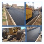 عملیات زیرسازی و آسفالت ریزی روستای قید بلاغ انجام شد