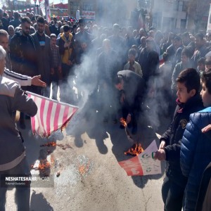 گزارش تصویری از شکوه حضور مردم بهار در راهپیمایی ۲۲ بهمن (بخش اول)