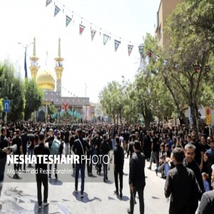 گزارش تصویری از مراسم روز سوم عاشورای حسینی در همدان