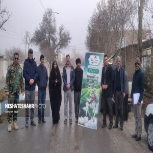 گزارش تصویری از پویش نهالکاری «به نام پدر» همزمان با سراسر کشور در روستای آبرومند