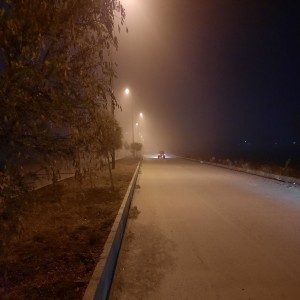 تصاویری از شهر بهار در فضای مه آلود پاییزی