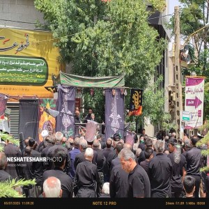 گزارش تصویری از تجمع عزاداران حسینی صبح روز تاسوعا