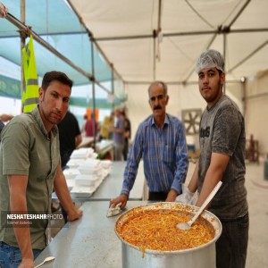 جلوه هایی از خدمت رسانی مواکب سردار شهید سلیمانی و ابا صالح المهدی(عج) در اربعین حسینی