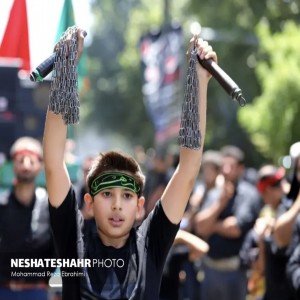 گزارش تصویری از مراسم روز سوم عاشورای حسینی در همدان