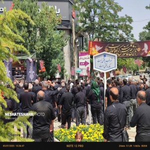 گزارش تصویری از تجمع عزاداران حسینی صبح روز تاسوعا