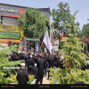 گزارش تصویری از تجمع عزاداران حسینی صبح روز تاسوعا