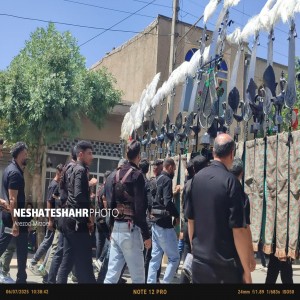 گزارش تصویری از عزاداری عاشورای حسینی در شهر بهار(قسمت اول)