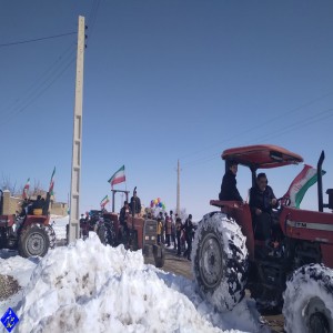 گزارش تصویری از راهپیمایی ۲۲ بهمن ۱۴۰۳ در روستاهای شهرستان بهار