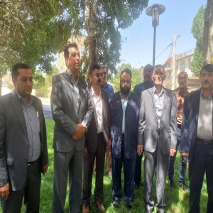 گزارش تصویری از بازدید شهردار بهار و اعضای شورای اسلامی شهر از پروژه های شاخص عمرانی شهرداری در سطح شهر بهار