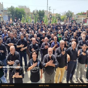 گزارش تصویری از تجمع عزاداران حسینی صبح روز تاسوعا