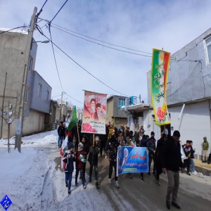 گزارش تصویری از راهپیمایی ۲۲ بهمن ۱۴۰۳ در روستاهای شهرستان بهار