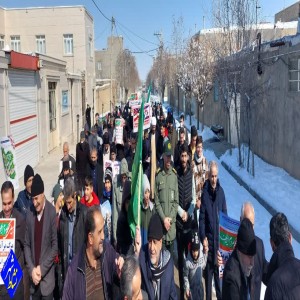 گزارش تصویری از راهپیمایی ۲۲ بهمن ۱۴۰۳ در روستاهای شهرستان بهار