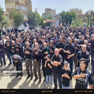 گزارش تصویری از تجمع عزاداران حسینی صبح روز تاسوعا