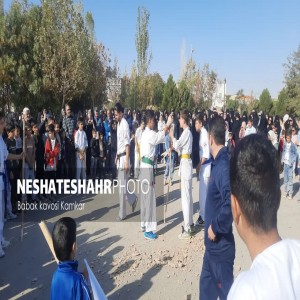 گزارش تصویری از برگزاری همایش پیاده روی خانوادگی در روستای حسام آباد(قسمت اول)