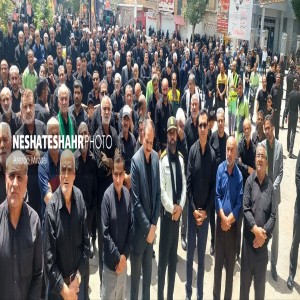 گزارش تصویری از تجمع عزاداران حسینی صبح روز تاسوعا