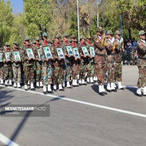 گزارش تصویری از مراسم رژه روز ارتش جمهوری اسلامی در همدان (بخش اول)