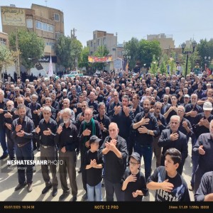 گزارش تصویری از تجمع عزاداران حسینی صبح روز تاسوعا