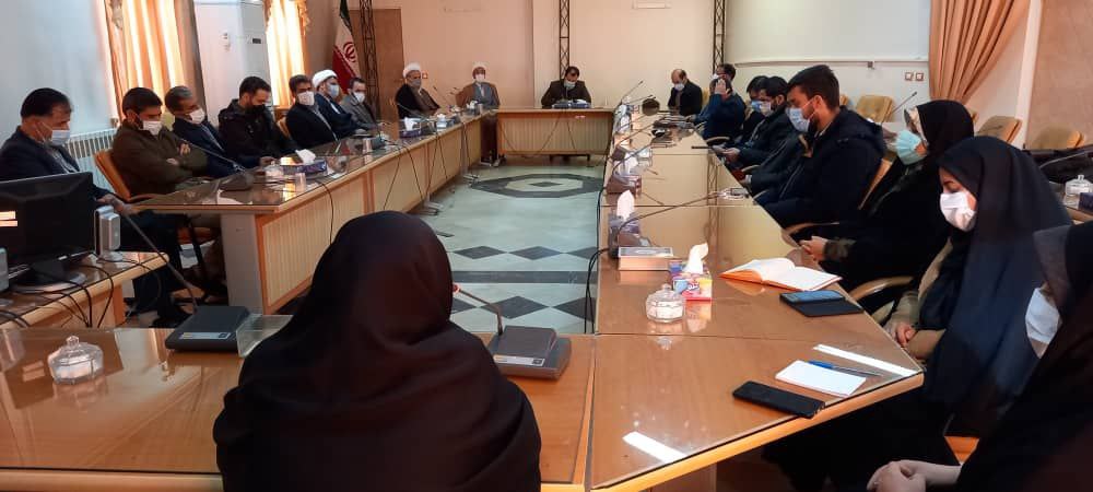 نشست شورای هیئات مذهبی، مداحان و ستاد نهضت پیشرفت بانوان با فرماندار شهرستان بهار