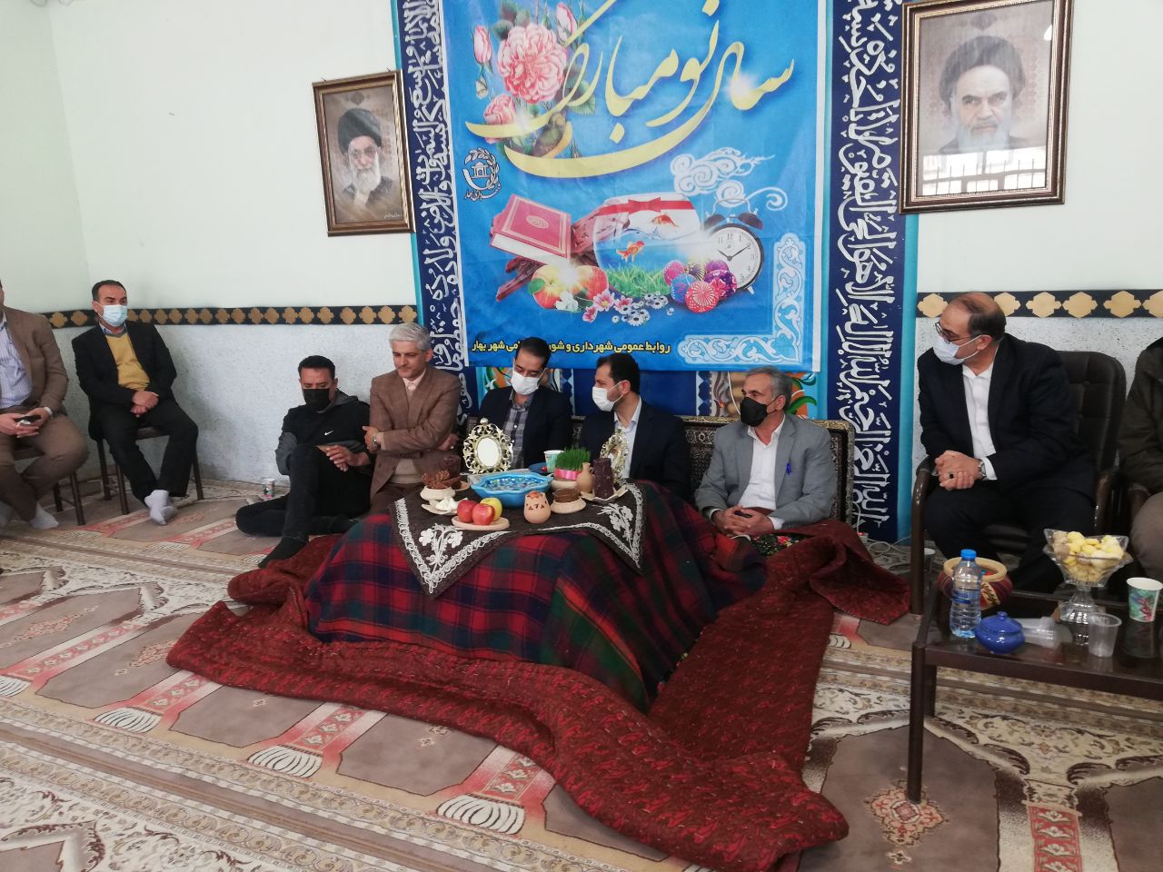 افتتاح ستاد تسهیلات نوروزی در شهرداری بهار