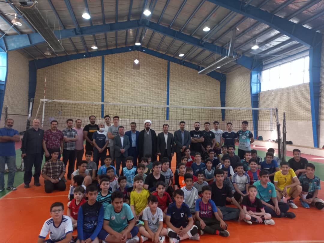 افتتاح آکادمی والیبال در لالجین