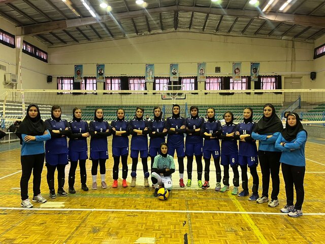 صعود تیم والیبال دختران همدان به لیگ دسته اول جوانان