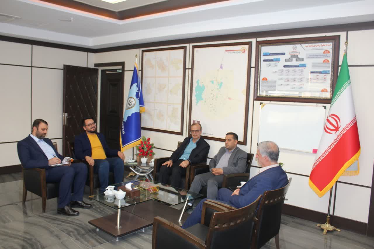 دیدار هیئت رئیسه شورای روابط عمومی های شهرستان بهار با مدیر شعب بانک سپه استان همدان