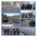 بازدید از روند آسفالت ریزی معابر روستای حسین آباد عاشوری/ تلاش برای عمران و آبادانی روستاهای شهرستان بهار