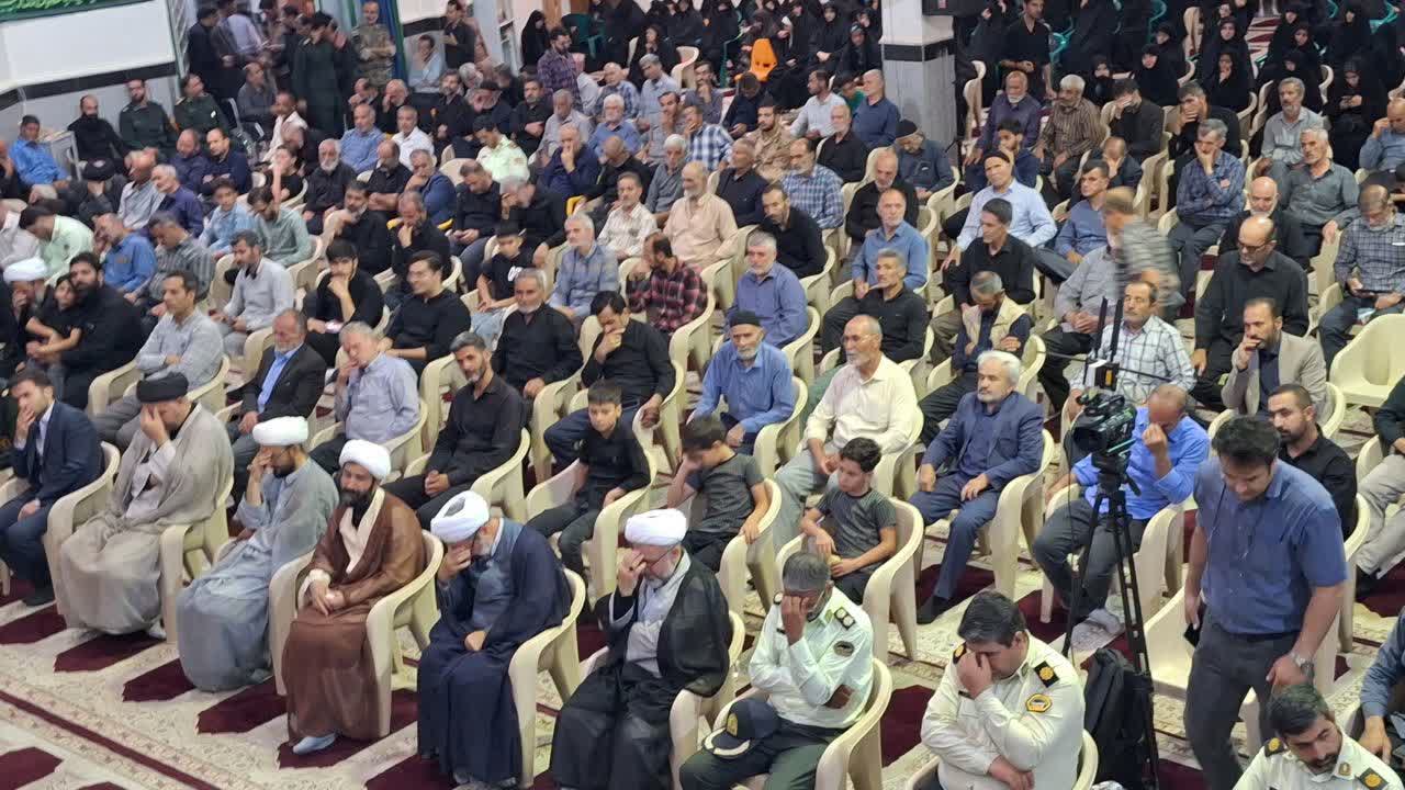گزارش تصویری از مراسم بزرگداشت اربعین شهدای اقتدار در مصلی امام خمینی(ره) شهر لالجین (قسمت اول)