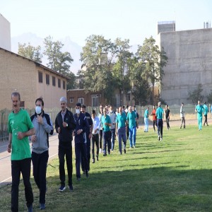 گزارش تصویری از برگزاری ورزش صبحگاهی به مناسبت هفته نیروی انتظامی در استادیوم ورزشی بهار