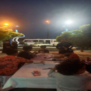 گزارش تصویری از سومین شب استقرار موکب آیت الله بهاری در ورودی شهرستان بهار