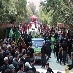 گزارش تصویری از مراسم عزاداری سومین روز از شهادت امام حسین (ع) و یارانش