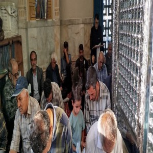 گزارش تصویری از برگزاری دعای عرفه در حرم آیت الله بهاری و گلزار شهدای شهر بهار