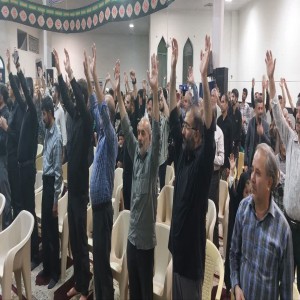 گزارش تصویری از مراسم بزرگداشت اربعین شهدای اقتدار در مصلی امام خمینی(ره) شهر لالجین (قسمت دوم)