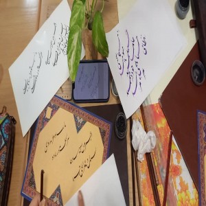 برگزاری کارگاه حضوری نویسی "مشق مهر" در کتابخانه عمومی آیت‌الله بهاری شهر بهار