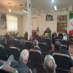برگزاری برنامه جشن انقلاب و خاطره گویی در محل دفتر امام جمعه بهار