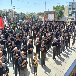 گزارش تصویری از مراسم عزاداری صبح تاسوعا در شهر بهار