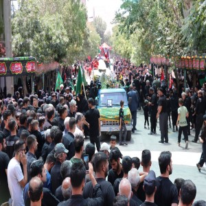 گزارش تصویری از مراسم عزاداری سومین روز از شهادت امام حسین (ع) و یارانش