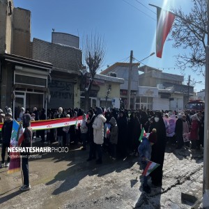 گزارش تصویری از راهپیمایی ۲۲ بهمن ۱۴۰۳ در شهر لالجین