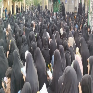 گزارش تصویری از برگزاری دعای عرفه در حرم آیت الله بهاری و گلزار شهدای شهر بهار