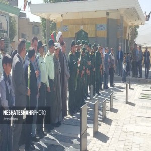 گزارش تصویری از دیدار جمعی از نیروهای مسلح و رزمندگان دفاع مقدس با امام جمعه شهر بهار