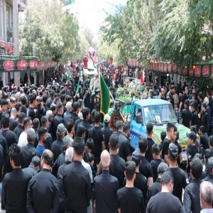 گزارش تصویری از مراسم عزاداری سومین روز از شهادت امام حسین (ع) و یارانش