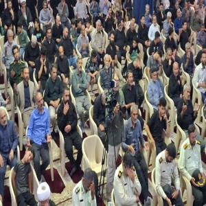 گزارش تصویری از مراسم بزرگداشت اربعین شهدای اقتدار در مصلی امام خمینی(ره) شهر لالجین (قسمت اول)