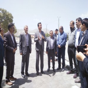 گزارش تصویری از بازدید شهردار بهار و اعضای شورای اسلامی شهر از پروژه های شاخص عمرانی شهرداری در سطح شهر بهار