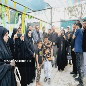گزارش تصویری از افتتاح موکب شهدای دانش آموز در شهرستان بهار