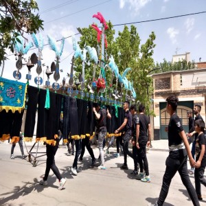 گزارش تصویری از عزاداری سومین روز از شهادت امام حسین(ع) در شهر بهار