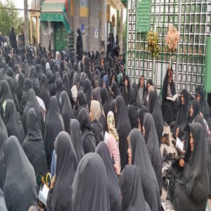گزارش تصویری از برگزاری دعای عرفه در حرم آیت الله بهاری و گلزار شهدای شهر بهار