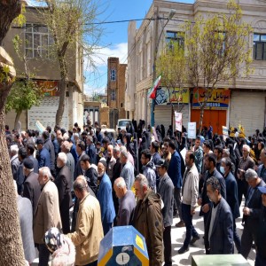 گزارش تصویری از حضور گسترده مردم شهرستان بهار در برگزاری راهپیمایی روز جهانی قدس