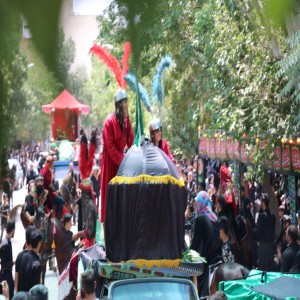 گزارش تصویری از مراسم عزاداری سومین روز از شهادت امام حسین (ع) و یارانش